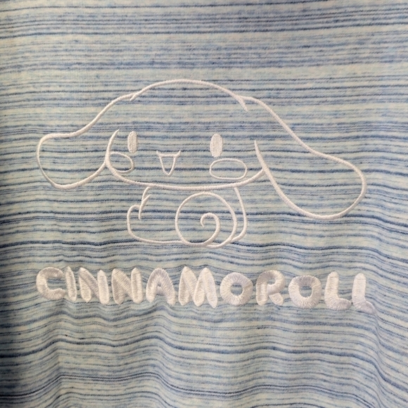 Sanrio Cinnamoroll Hooded Jacket Blue Stripe L - Picture 5 of 9
